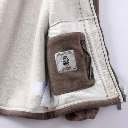 Norway Men's Thickened Double-Sided Polar Fleece Jacket